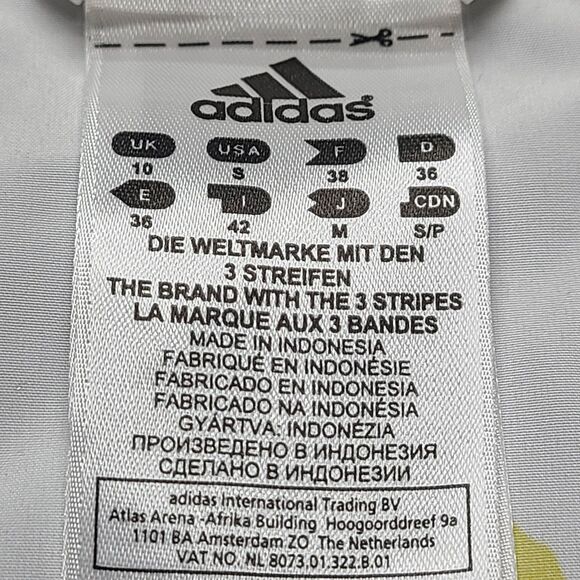 Adidas Jacket Womens Small White Blue Maccabi USA 19th Maccabiah Full Zip Team - Picture 4 of 8